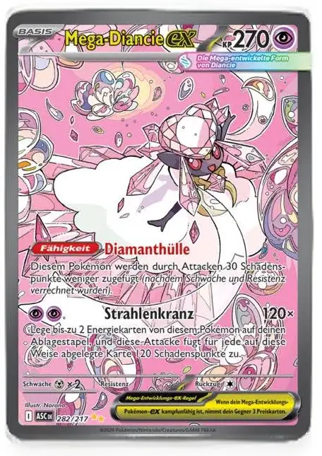 Mega Diancie ex - 282/217 - ME: Ascended Heroes (ASC)